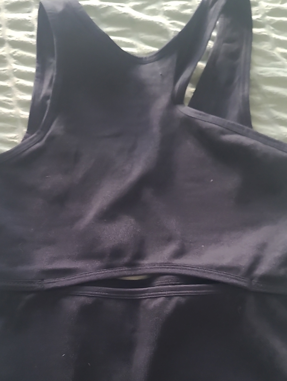 Colsie Black Racerback Sports Bralette